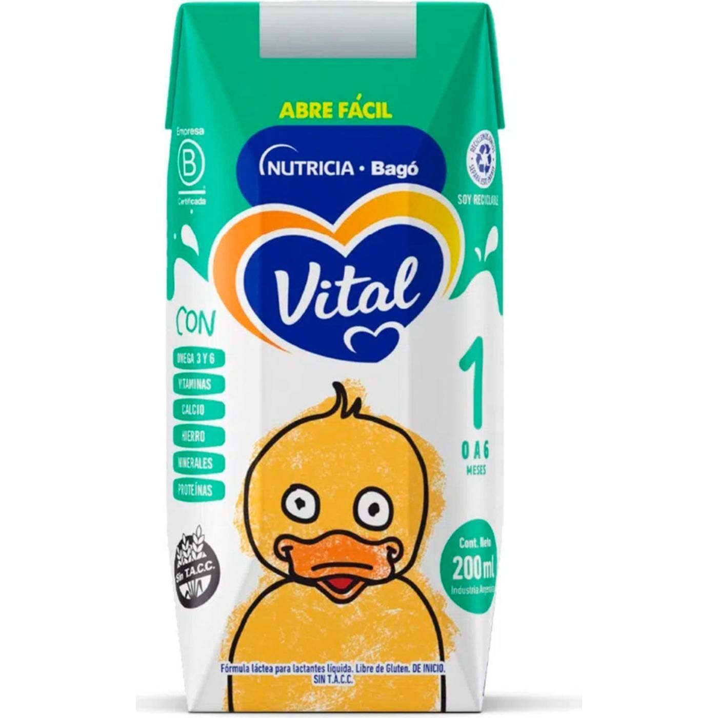 Leche Líquida Infantil Vital Etapa 1 200 ml