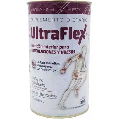 Suplemento Dietario Ultraflex Lata Para Articulaciones Y Huesos 300 G