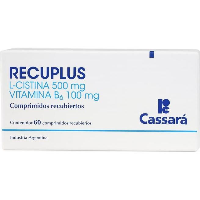 Suplemento Dietario Recuplus Cassará 60 Comprimidos