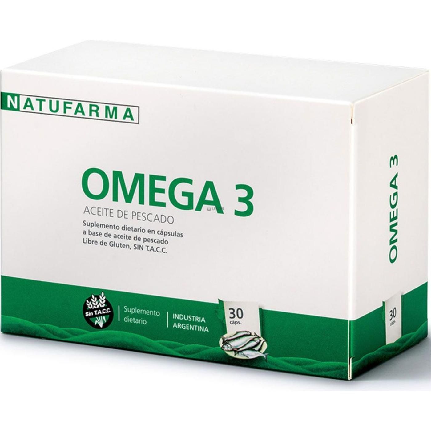 Suplemento Dietario Natufarma Omega 3 30 Capsulas