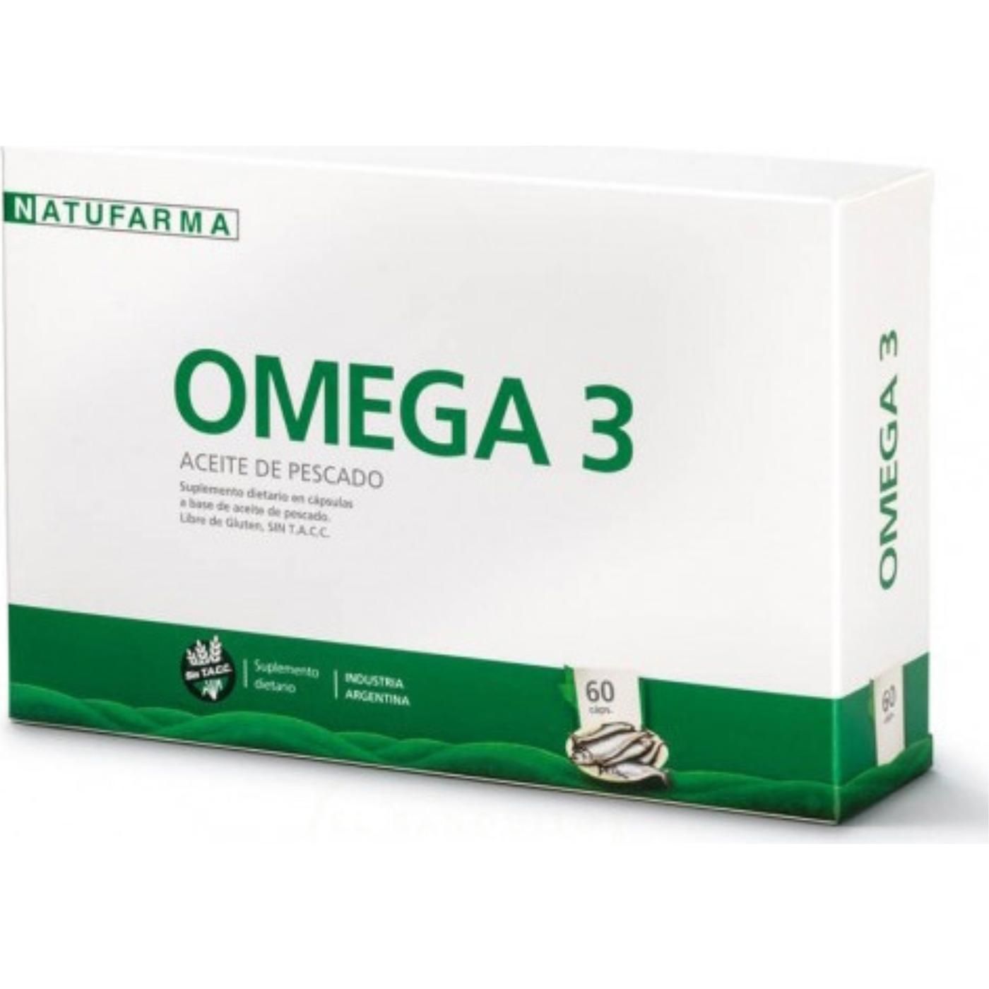 Suplemento Dietario Natufarma Omega 3 60 Capsulas