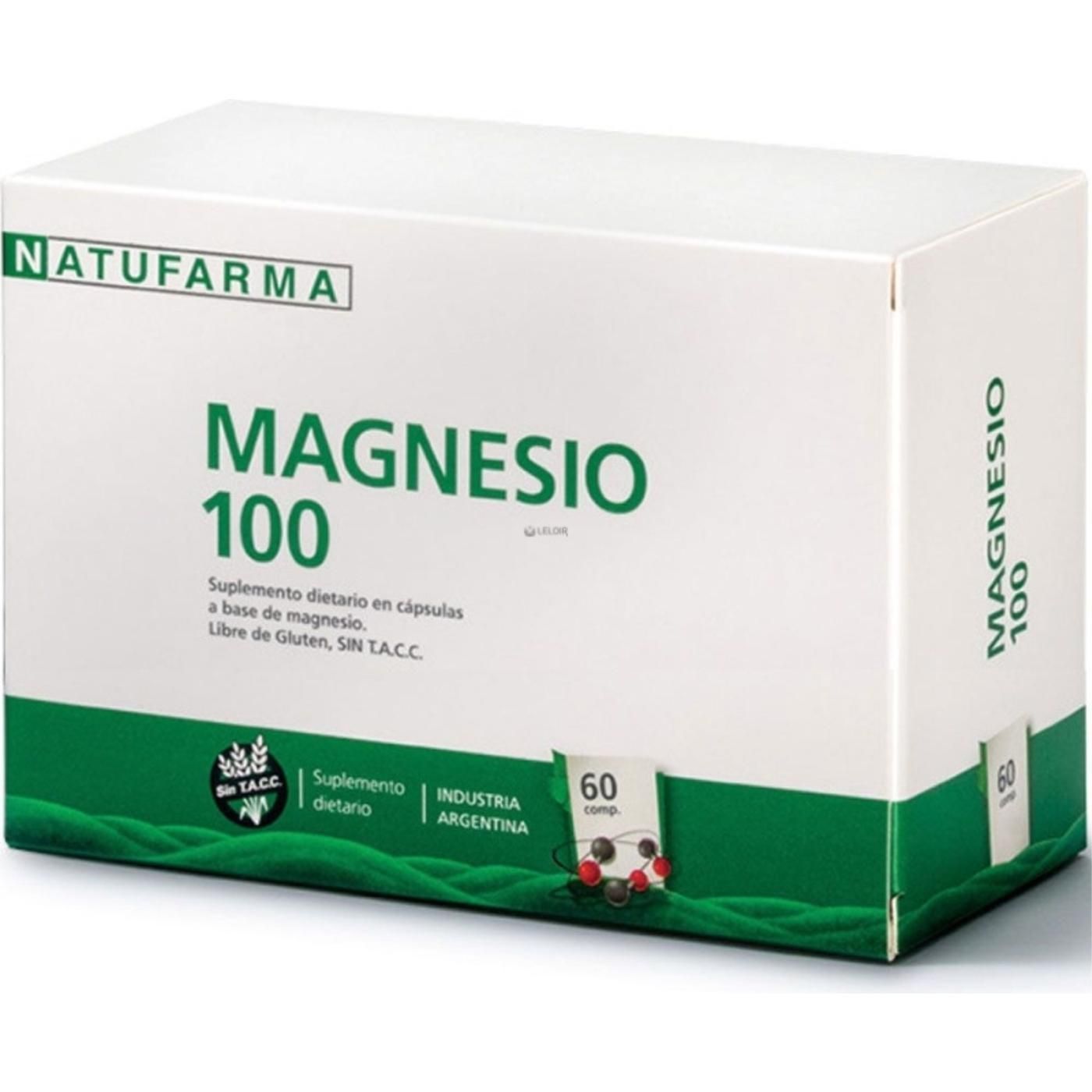 Magnesio 100 Natufarma 60 Capsulas