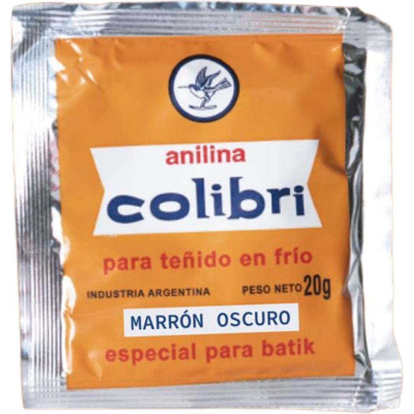 Anilina Colibri Marrón Oscuro 20 g