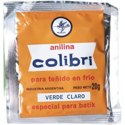 Anilina Colibri Verde Claro 20 G.