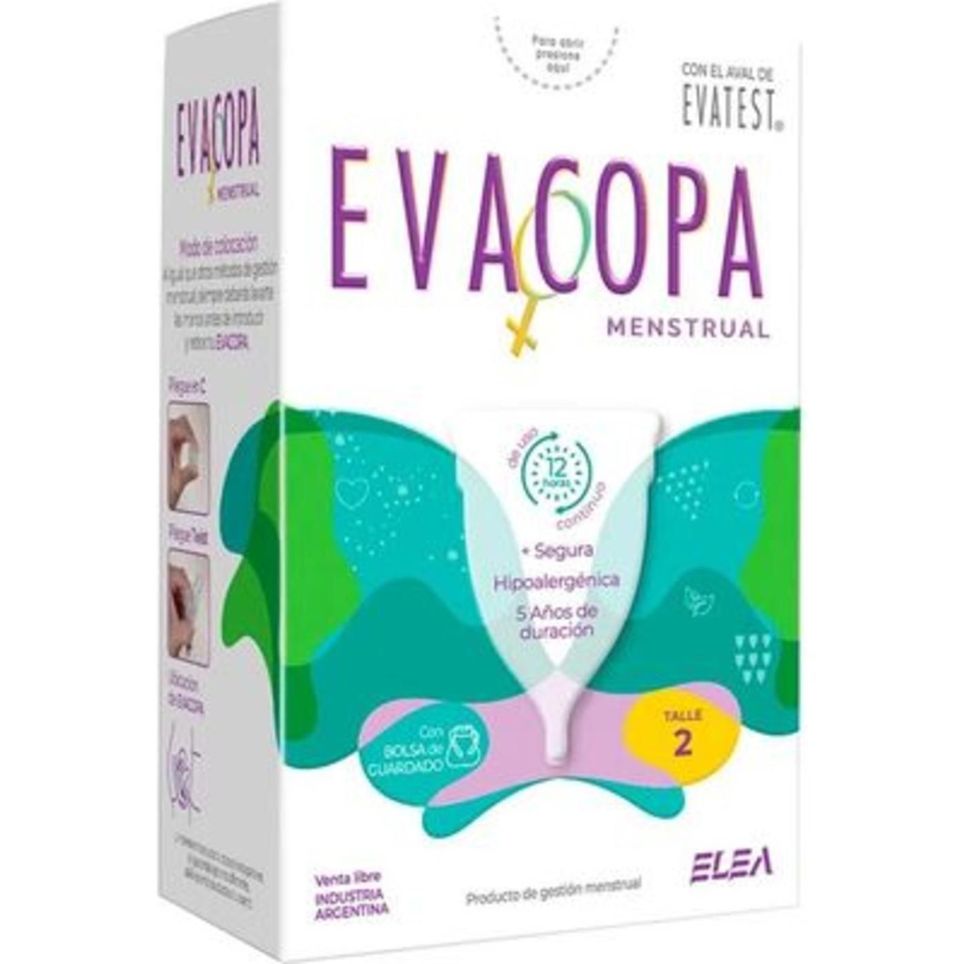 Copa Menstrual Evacopa (Talle 2) D44 1 Unidad