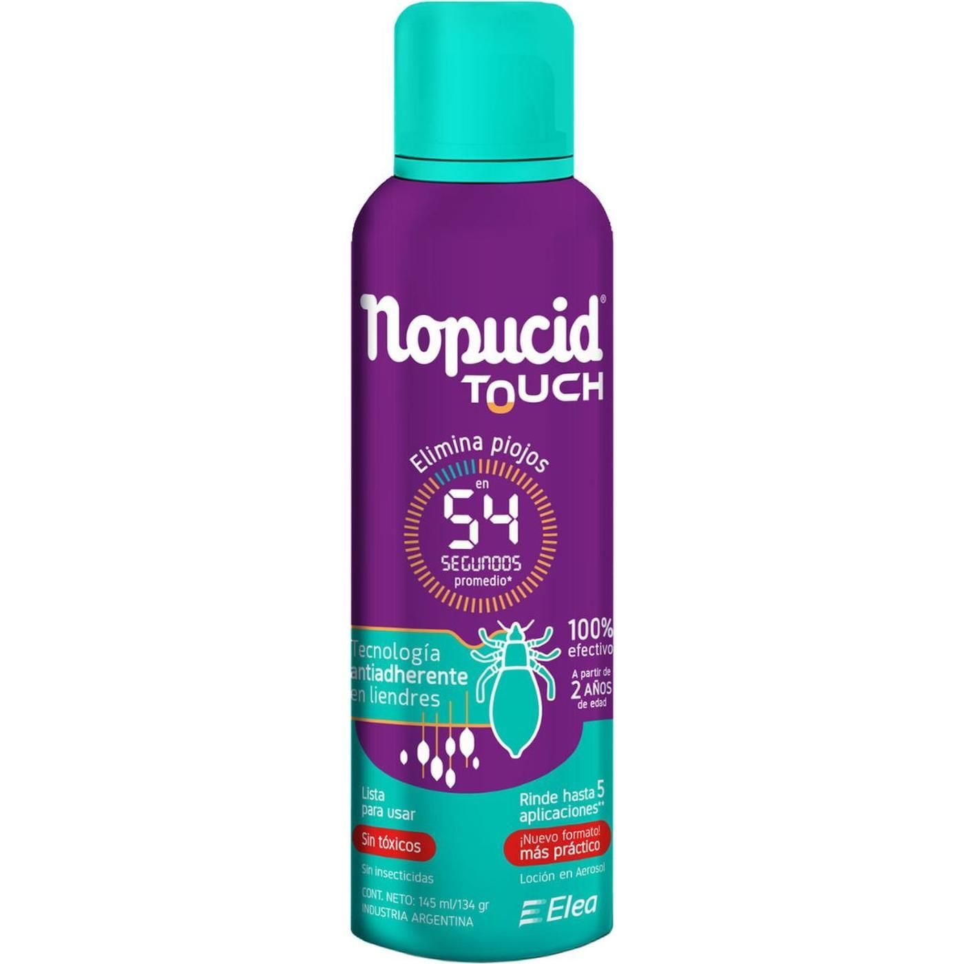 Repelente De Piojos Nopucid Touch 145 ml