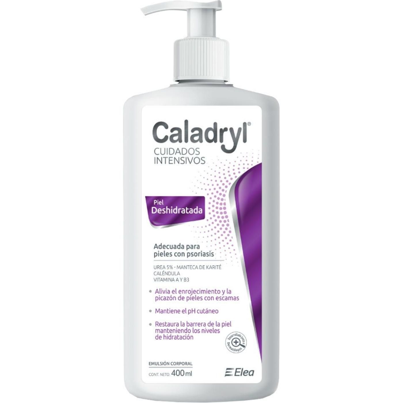 Emulsion Corporal Caladryl Cuidados Intensivos Piel Deshidratada 400 ml
