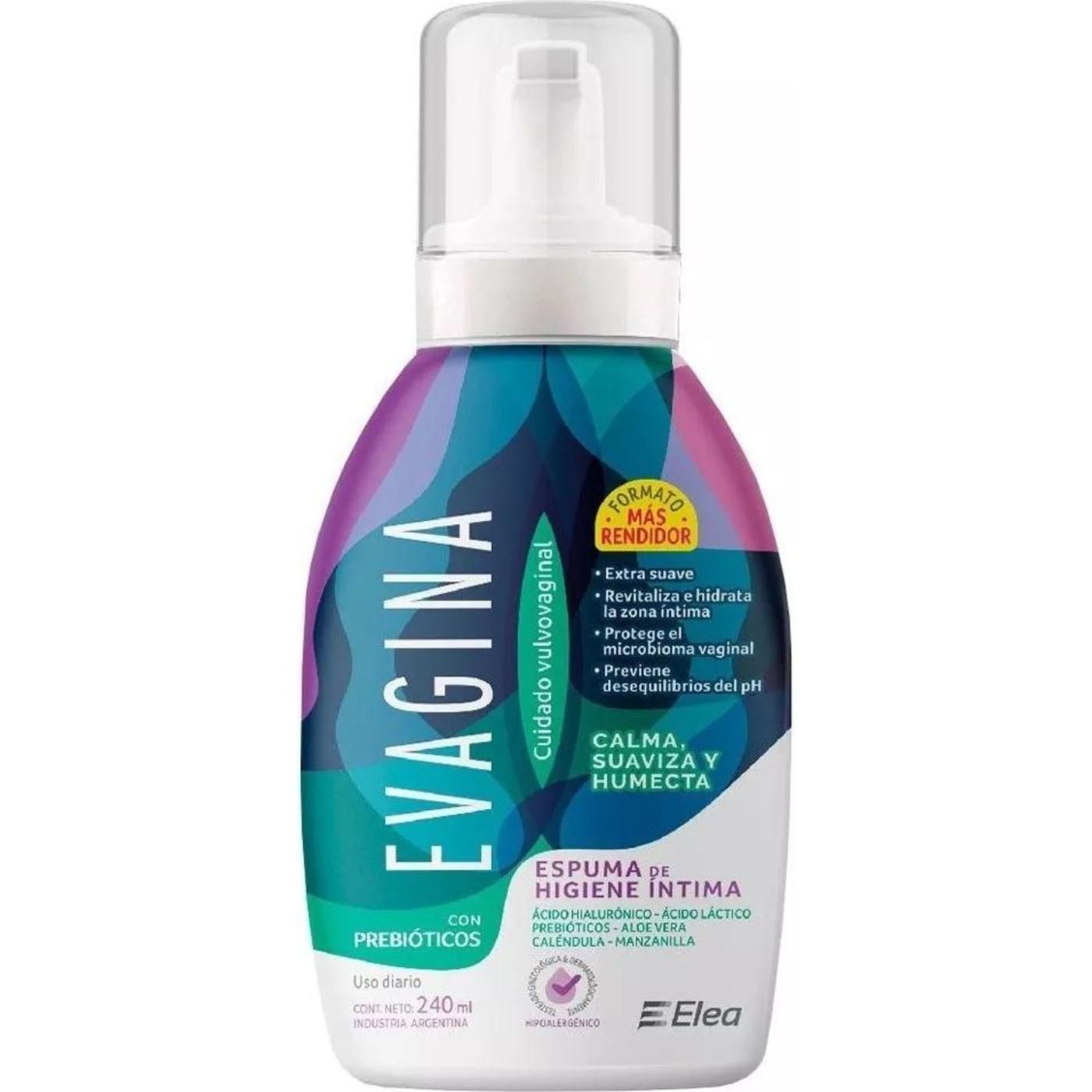 Espuma Evagina Higiene Intima 240 ml