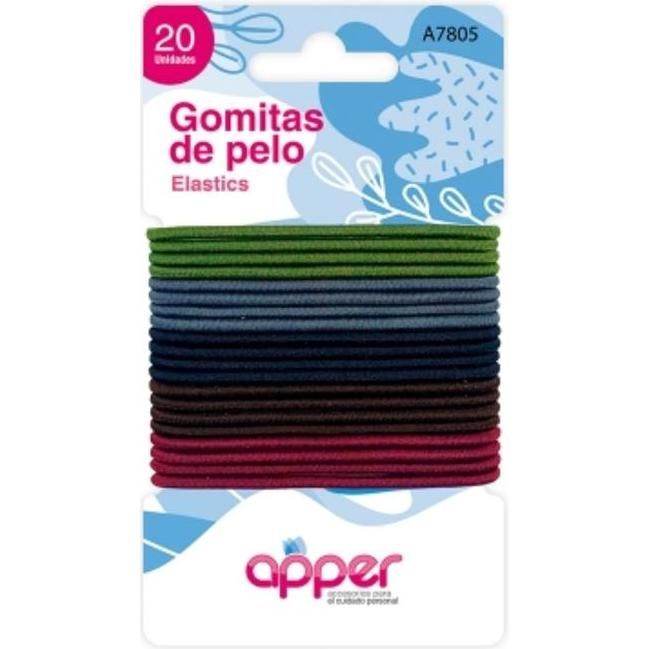 Gomitas De Pelo Apper Elastics 20 unidades