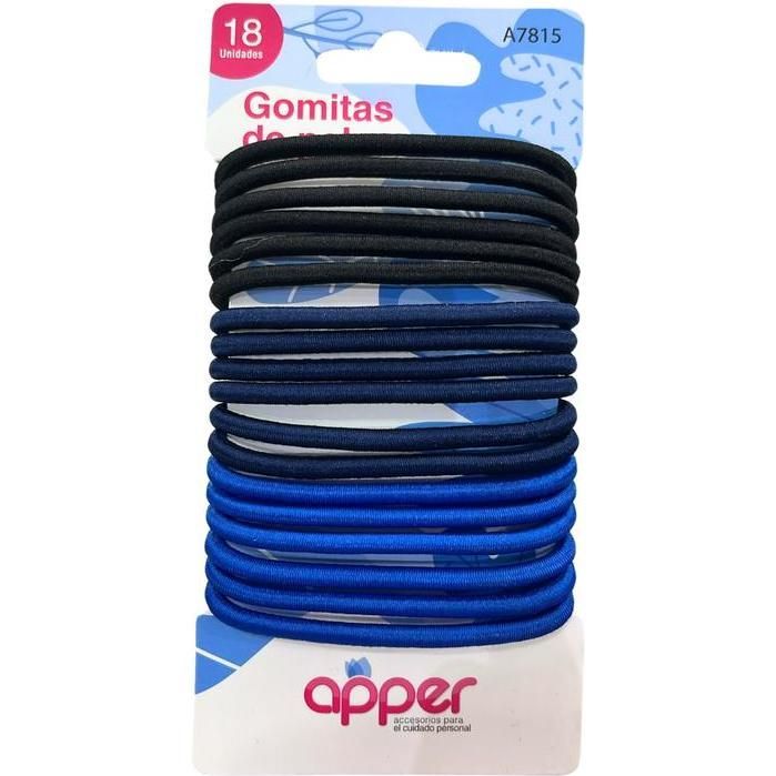 Comitas De Pelo Apper Elastics 18 unidades