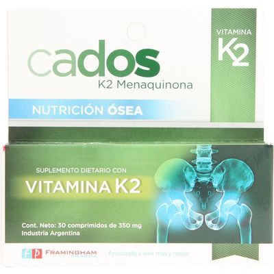 Suplemento Dietario con Vitaminas Cados X 30 Comp