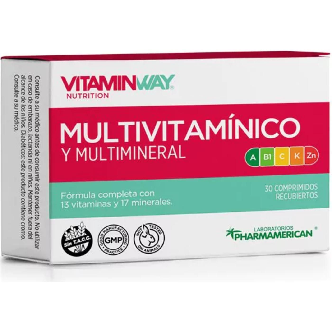 Multivitaminico Vitamin Way 30 Unidades