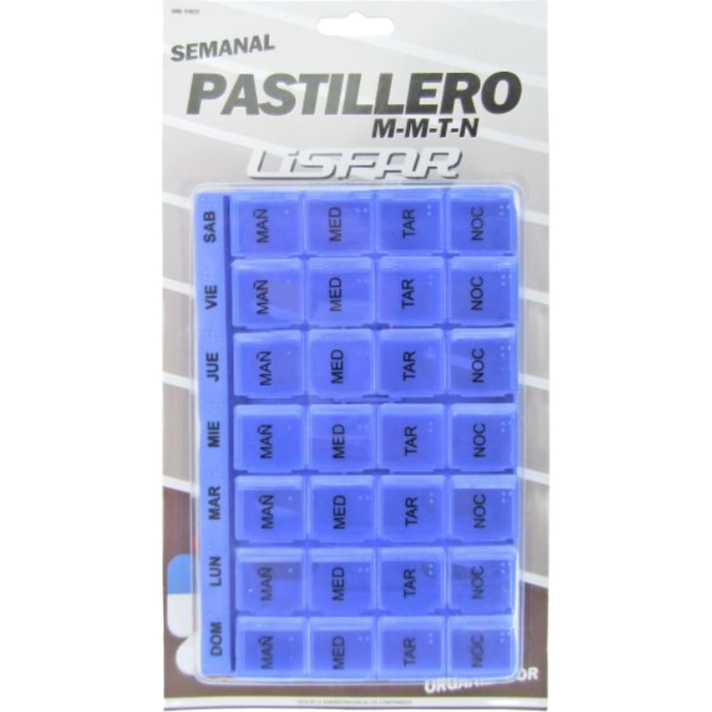 Pastillero Semanl M-M-T-R Lisfar