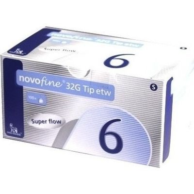 Novofine Agujas 32G X 6 Mm Para Pen Caja 100 Unidades