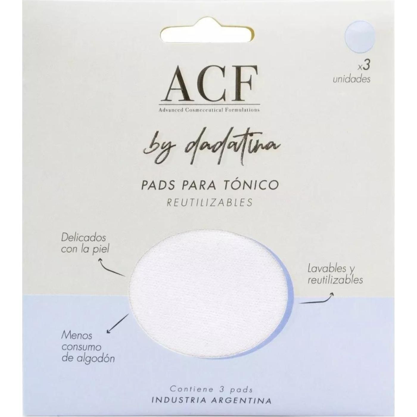 Pads Desmaquillantes Acf By Dadatina 3 Unidades