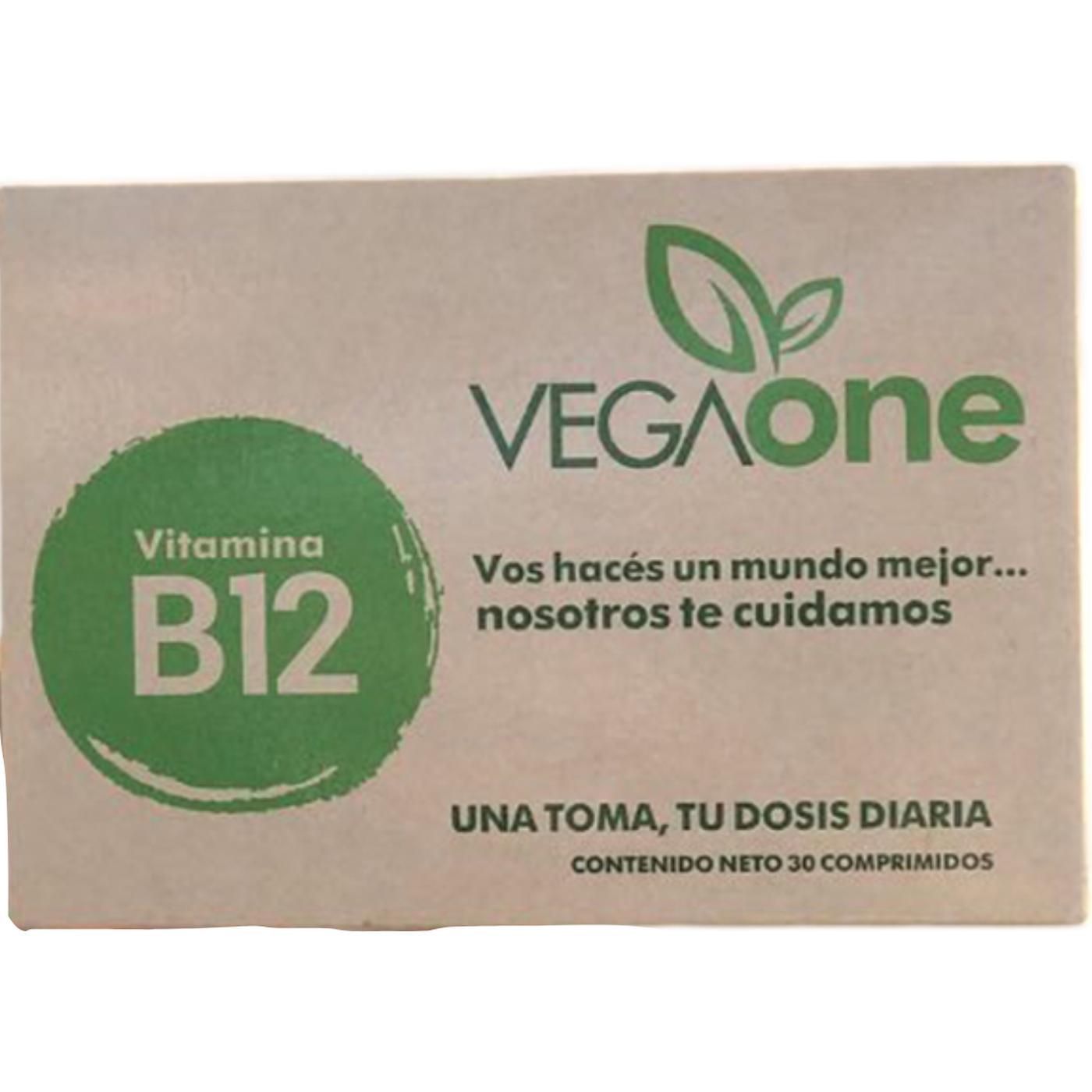 Suplemento Dietario Vegaone Vitamina B12 30 Unidades