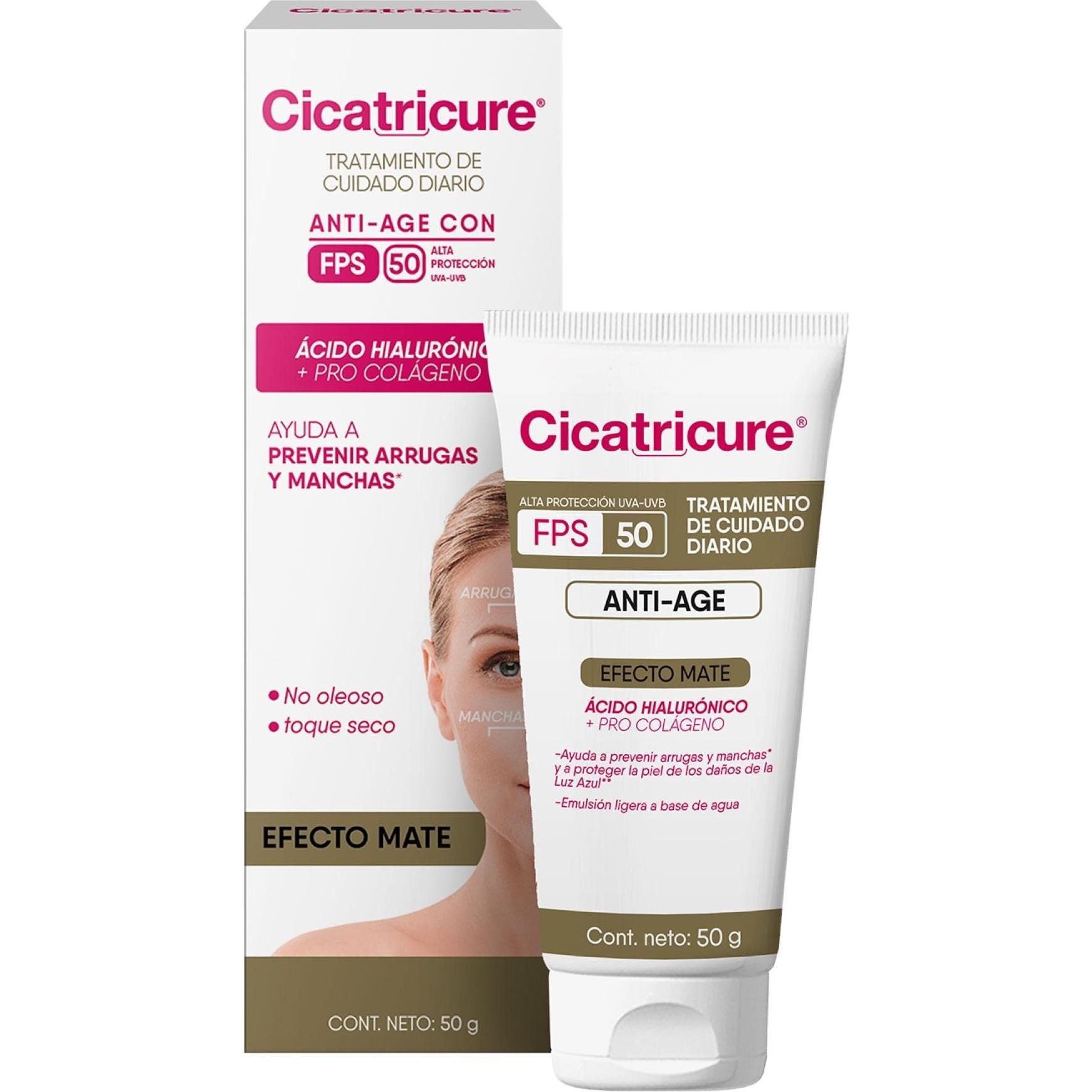 Tratamiento Diario Cicatricure Efecto Mate 50 g