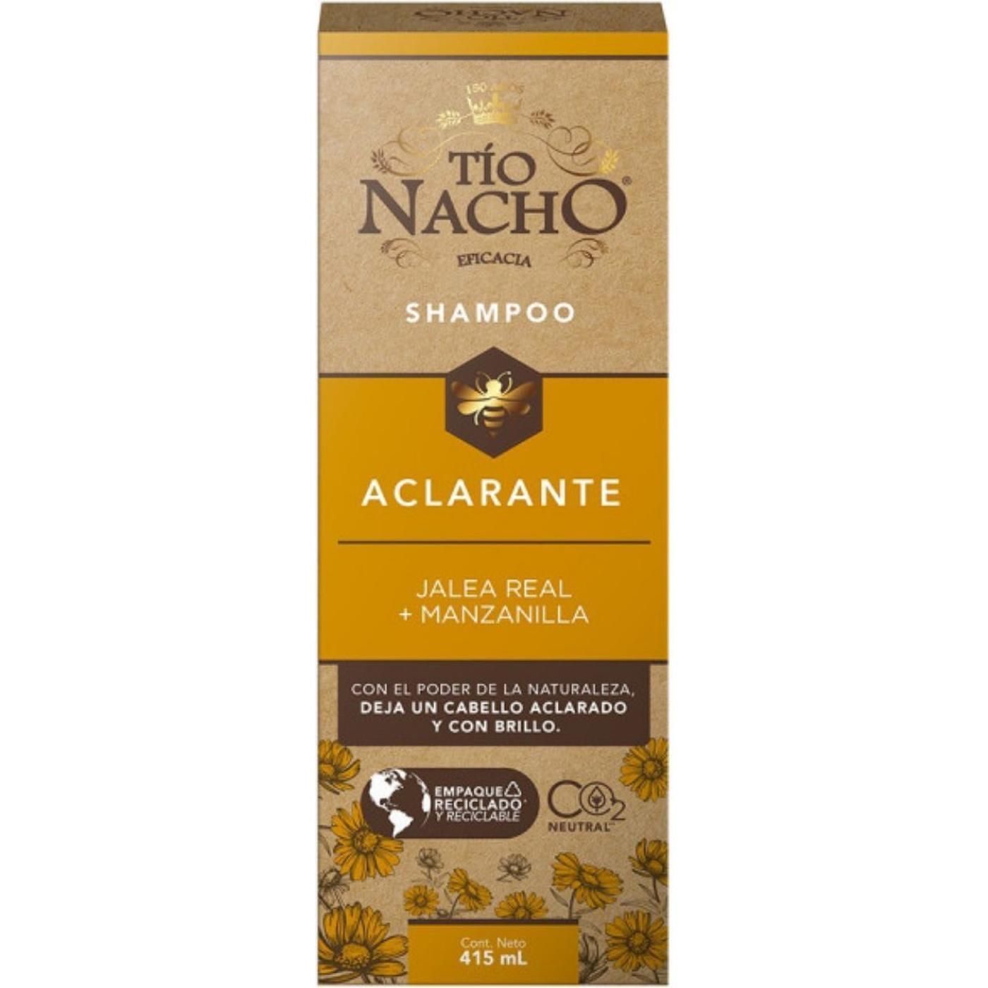 Shampoo Tío Nacho Aclarante V2 415 ml