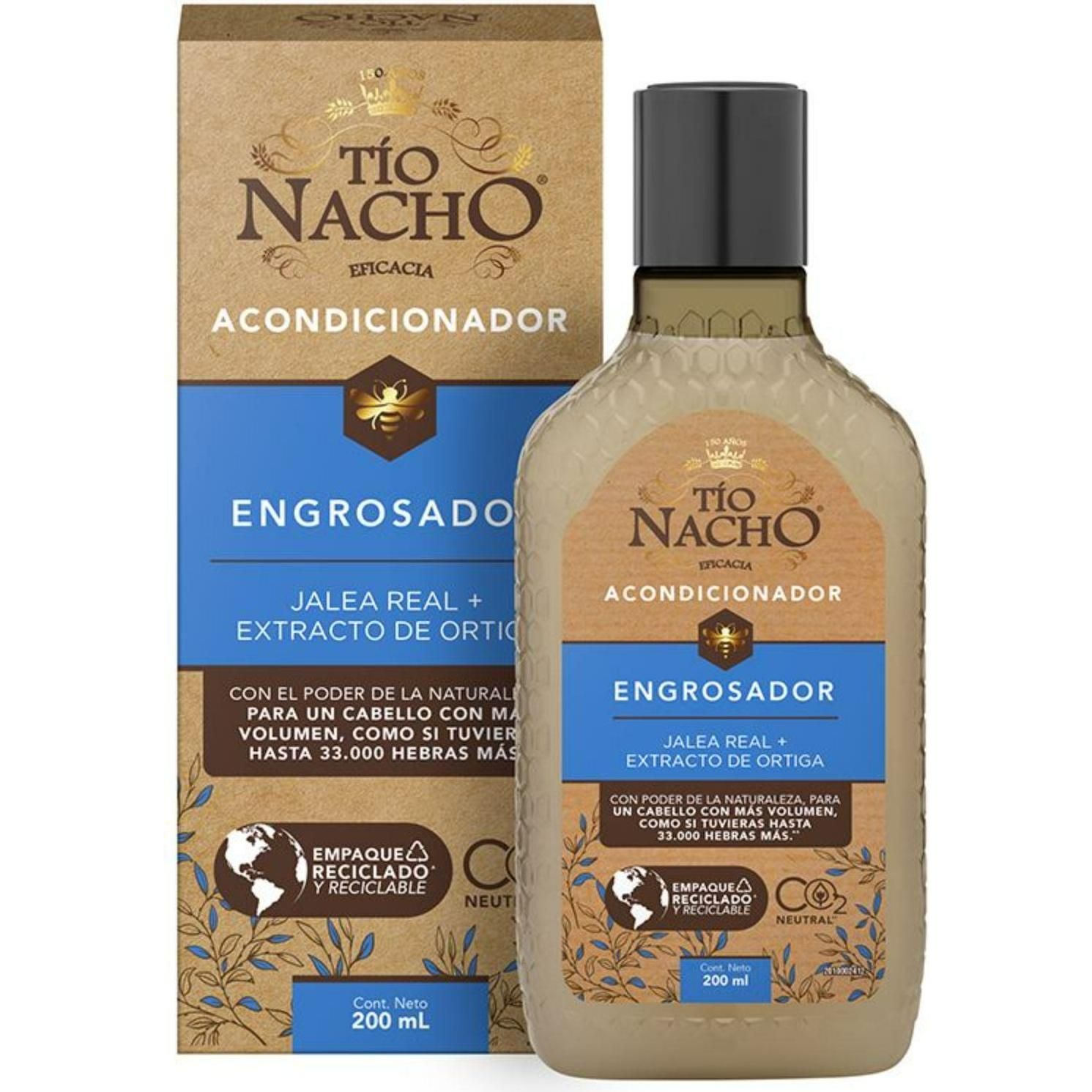 Acondicionador Tío Nacho Engrosador 200 ml