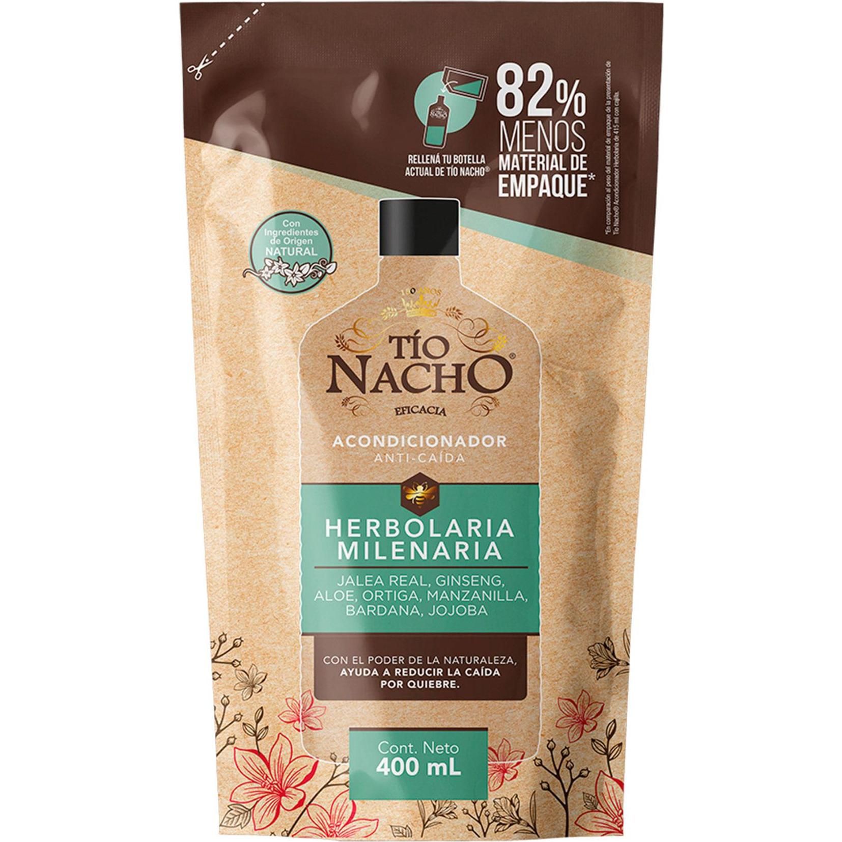 Acondicionador Tío Nacho Herbolaria Doypack 400 ml