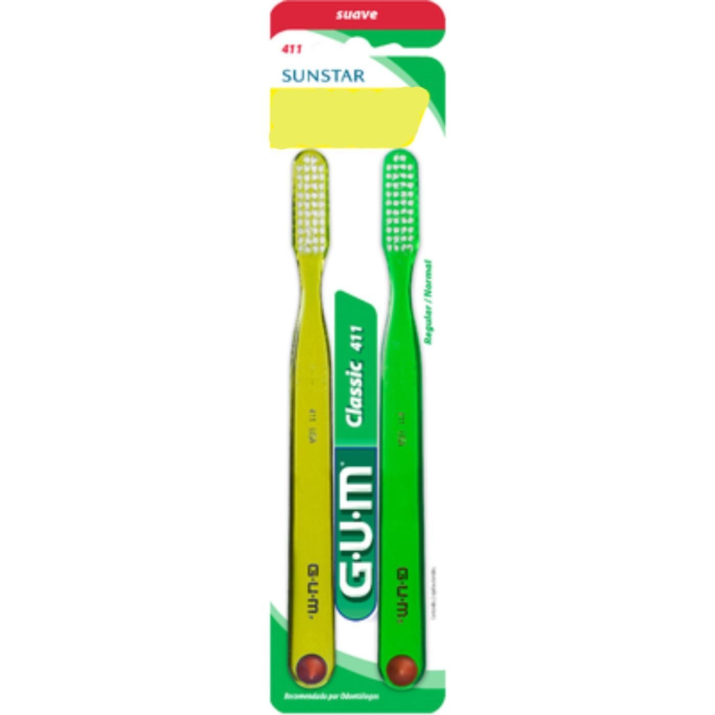 Cepillo Dental Gum Suave 2 Unidades