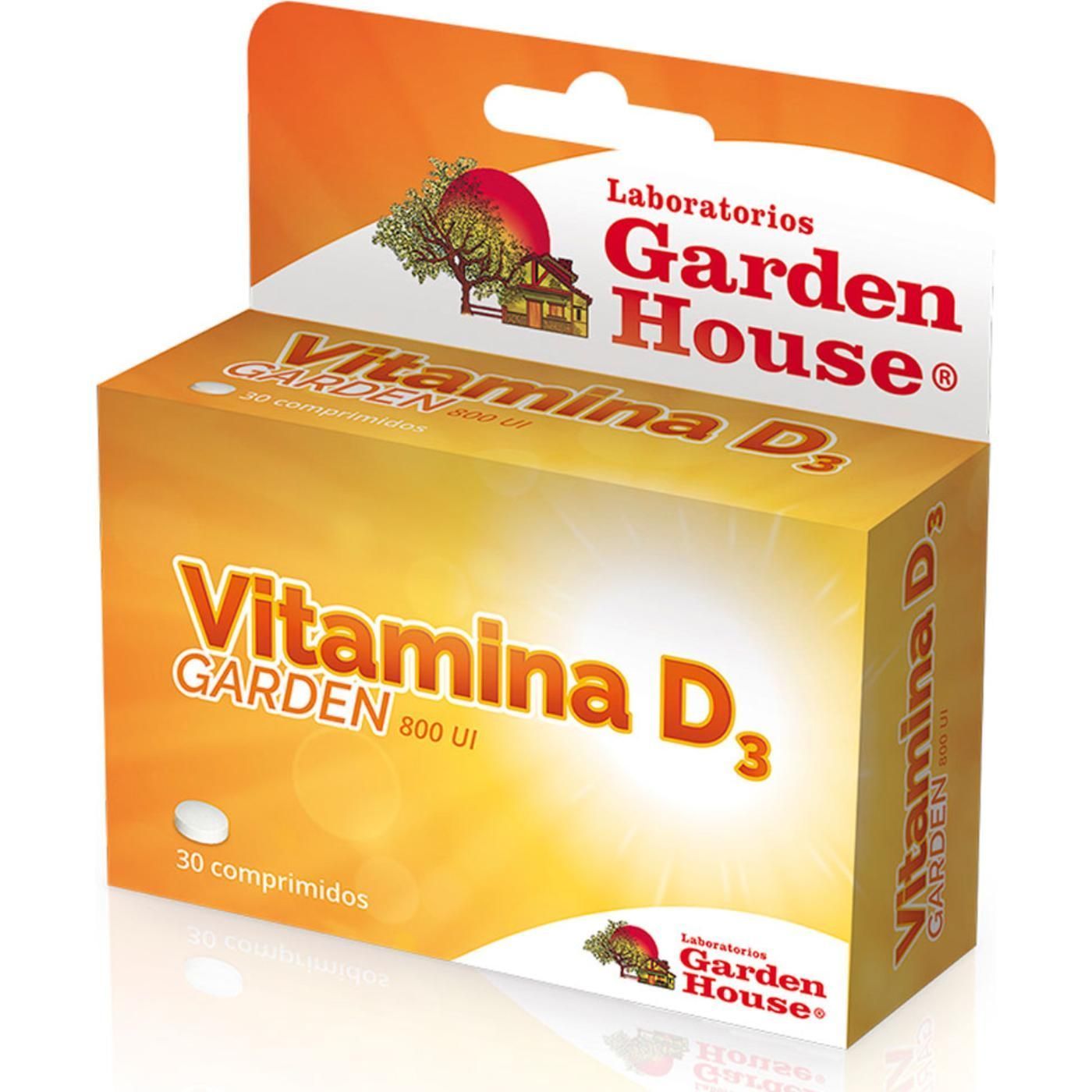 Suplemento Dietario Garden House Vitamina D3 30 Un