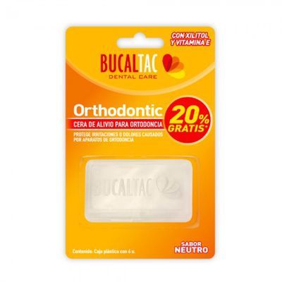 Cera Bucaltac Dental Ortodoncia Sin Sabor 6 Gr
