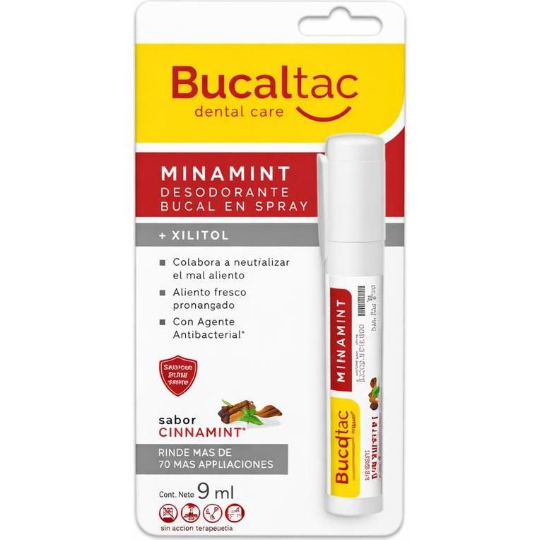 Spray Bucal Minamint Bucaltac Cinnamint 9 ml