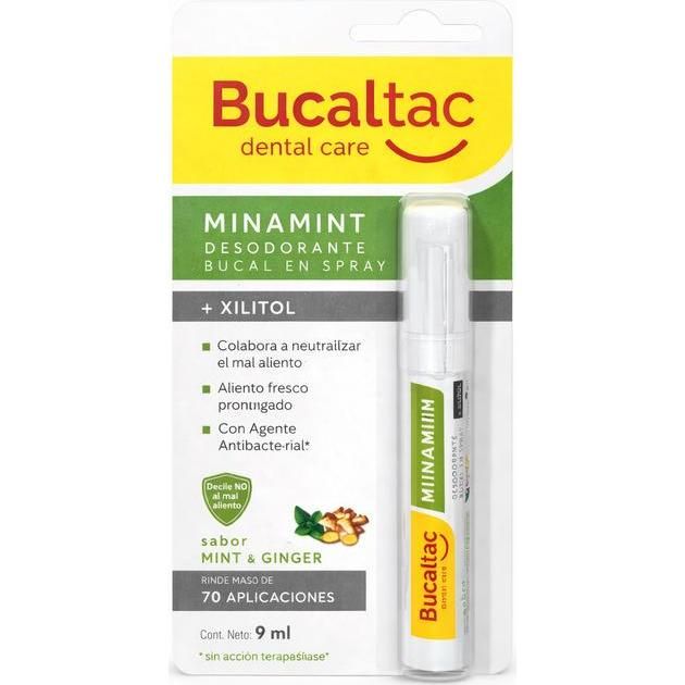 Spray Bucal Minamint Bucaltac Menta Y Jengibre 9 ml