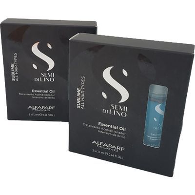 Trat Capilar Alfaparf Milano S Lino Sublime Oil X 13 Ml X 3 Unid