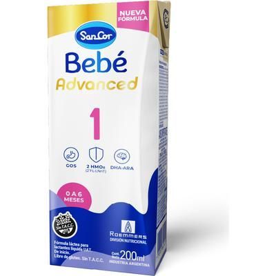 Leche Infantil 1 Advanced Sancor Bebé 200 Ml