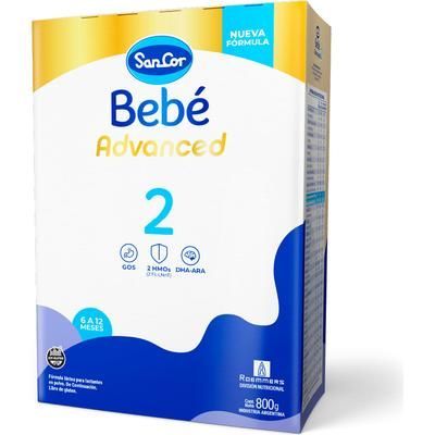 Leche En Polvo Advanced Sancor Bebé Etapa 2 800 g