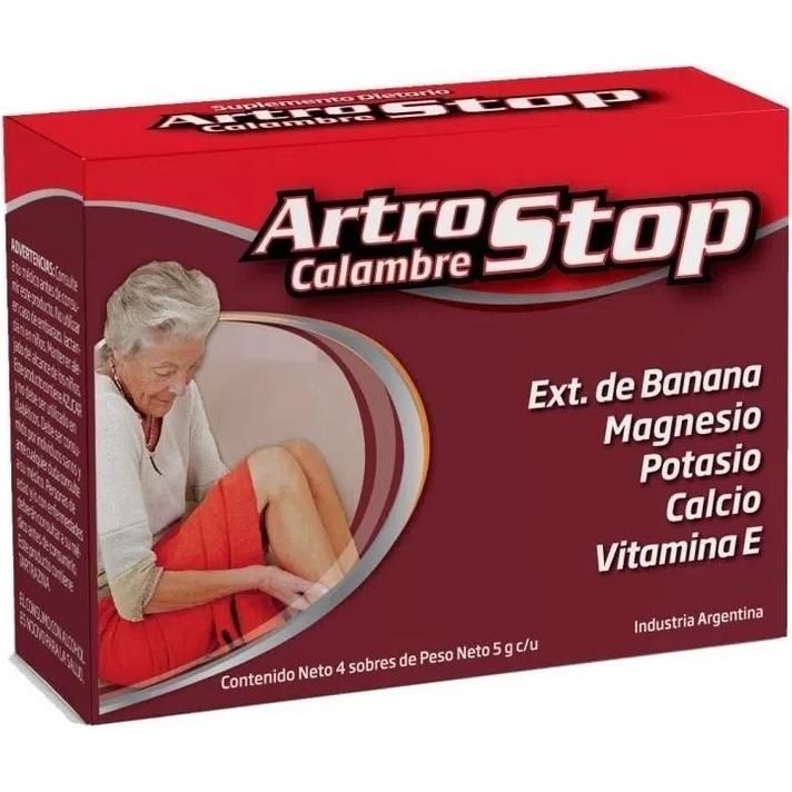 Artostop Calambre 4 Sobres 5G