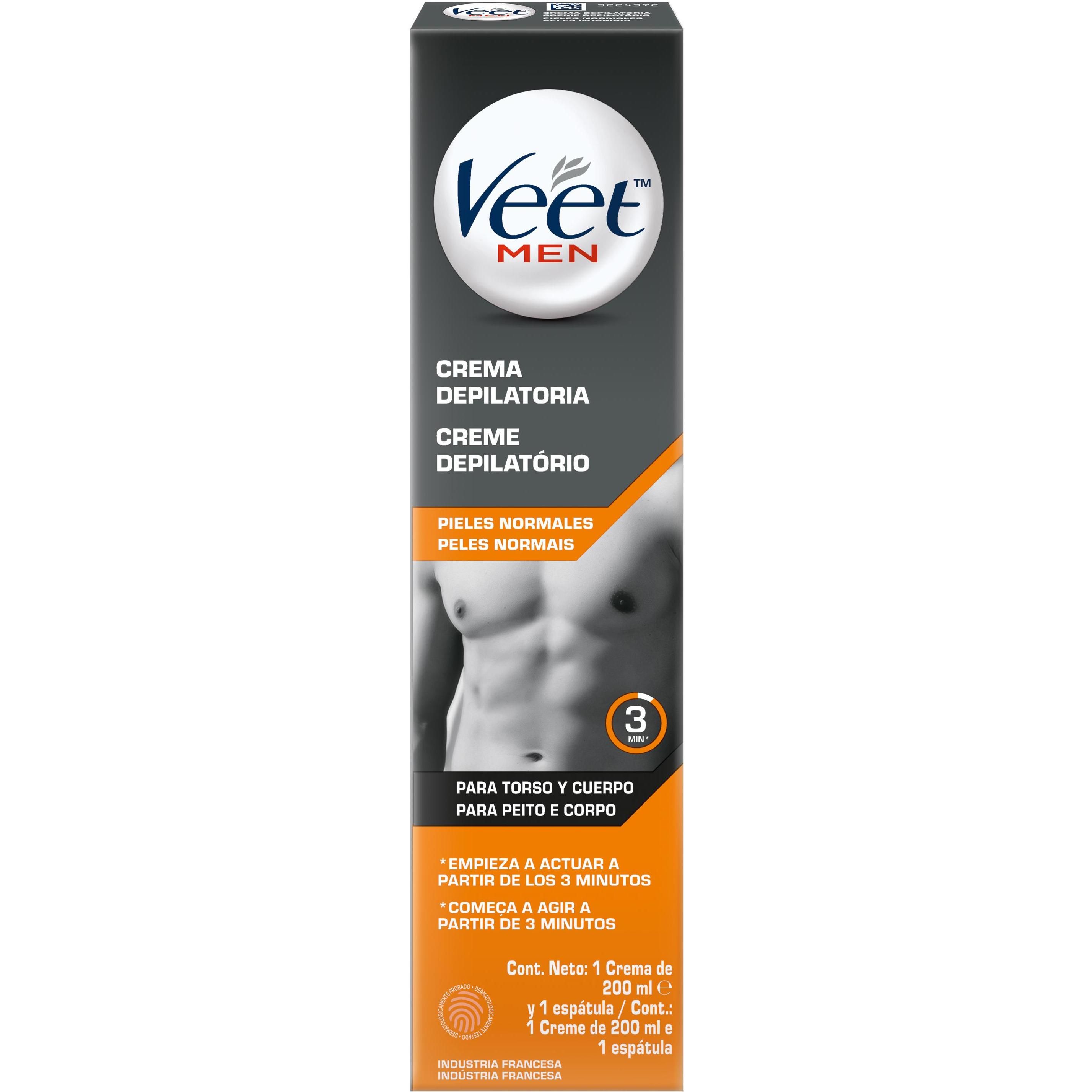 Crema Depilatoria Veet Men 200 ml