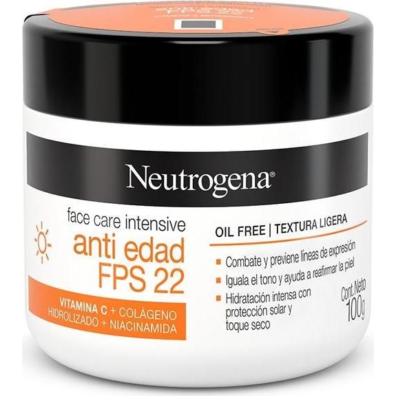 Crema Neutrogena Face Care Anti Edad Fps 22 100 g