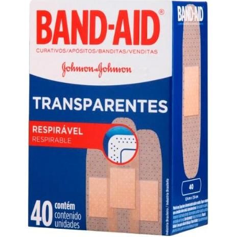 Apositos Adhesivos Sanitarios Band-aid Transparentes 40 Unidades