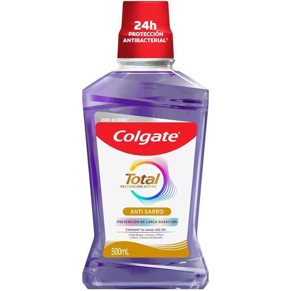 Enjuague Bucal Colgate Total Anti Sarro Prevención Activa 500 ml