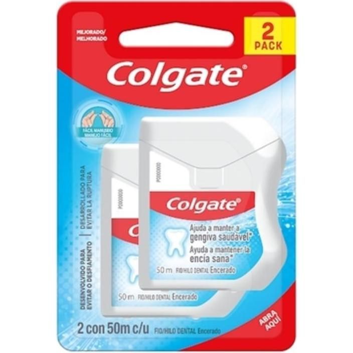 Hilo Dental Colgate (50 m) 2 Unidades