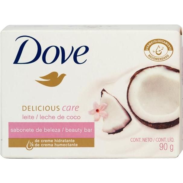 Jabón De Tocador Dove Leche de Coco 90 g