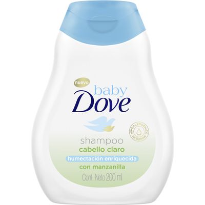 Shampoo Baby Dove Cabello Claro Humectación Enriquecida Ph Neutro 200 ml