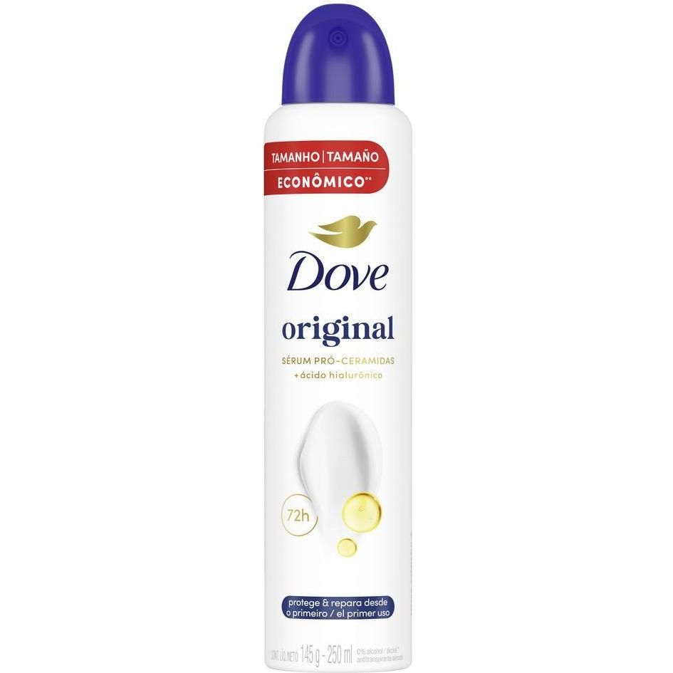 Desodorante Dove En Aerosol Antitranspirante Original 250 ml