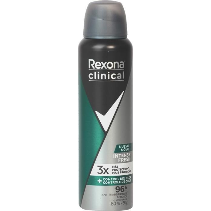 Antitranspirante Rexona Aerosol Men Clinical Intense Fresh 150 ml
