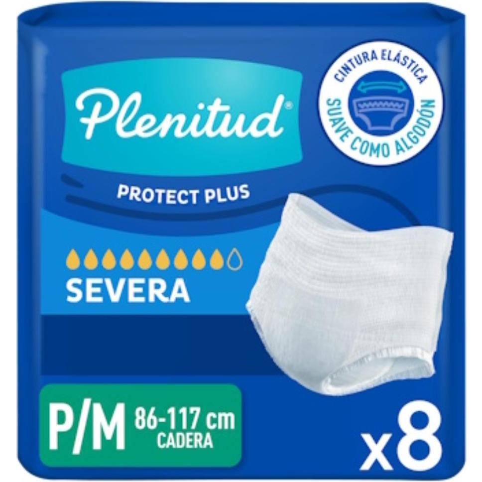 Pants Desechables Plenitud Protect P/M 8 Unidades