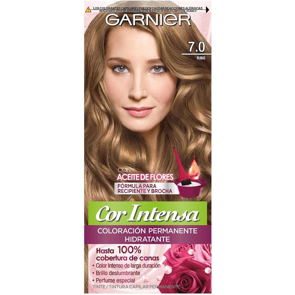Tinta Para Cabello Garnier Nutrisse Cor Intensa N°7.0 Rubio