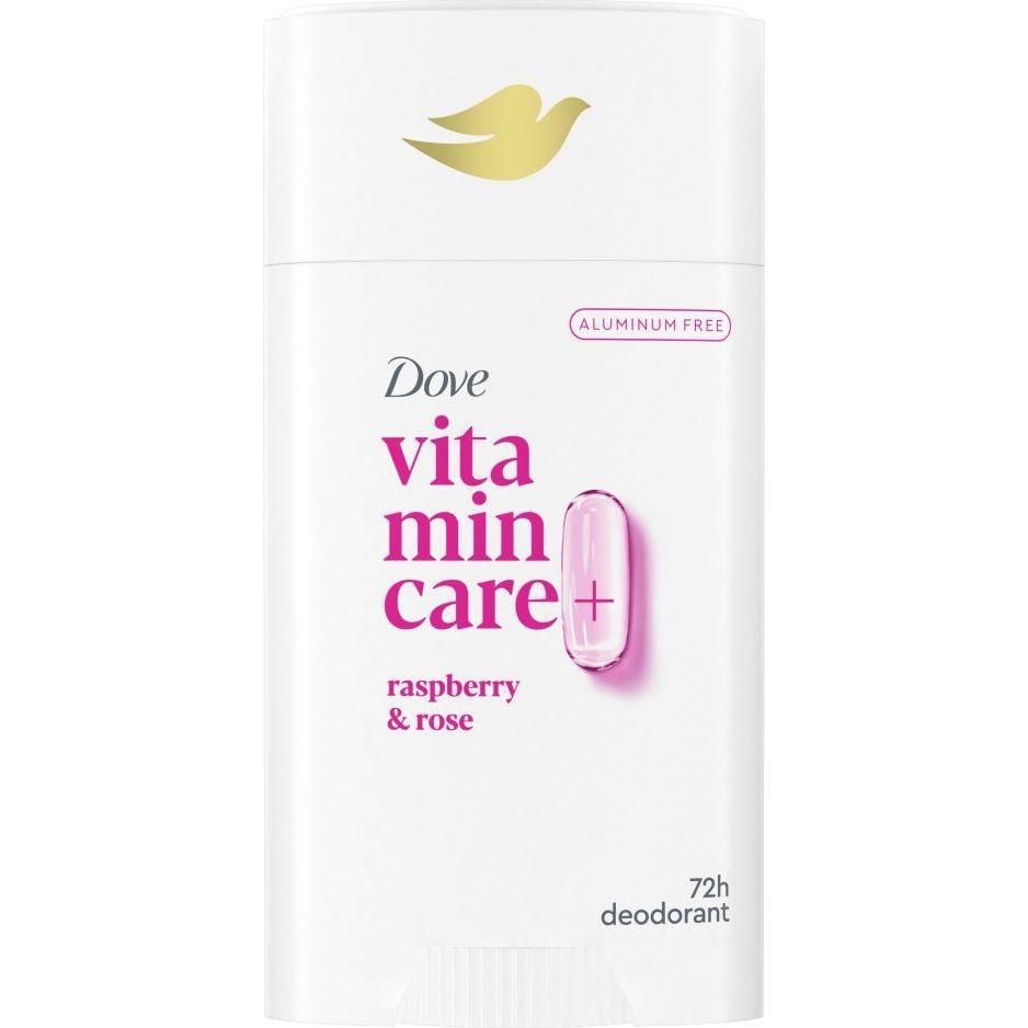 Desodorante Dove Vitamin Care+ Raspberry & Rose En Barra 74 g