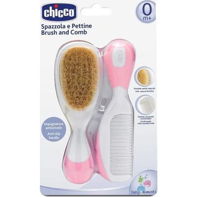Cepillo Y Peine Chicco Rosa
