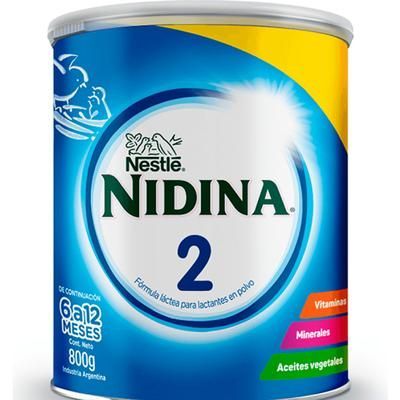 Leche En Polvo Infantil Nidina Et 2 800 g