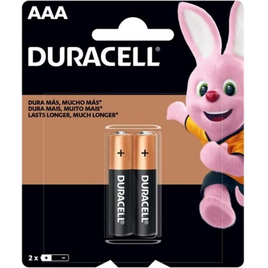 Pila Alcalina Duracell Aaa Paquete 2 Unidades