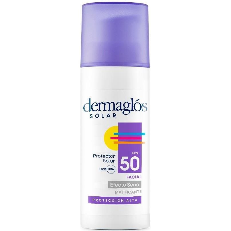 Protector Solar Dermaglos Facial FPS50 Efecto Seco 50 g