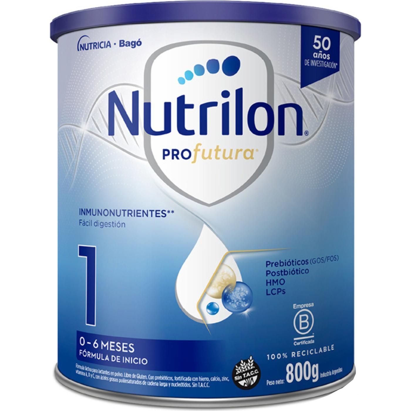 Leche En Polvo Nutrilon Profutura Etapa 1 800 g